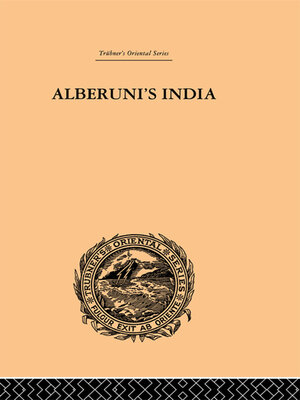 cover image of Alberuni's India